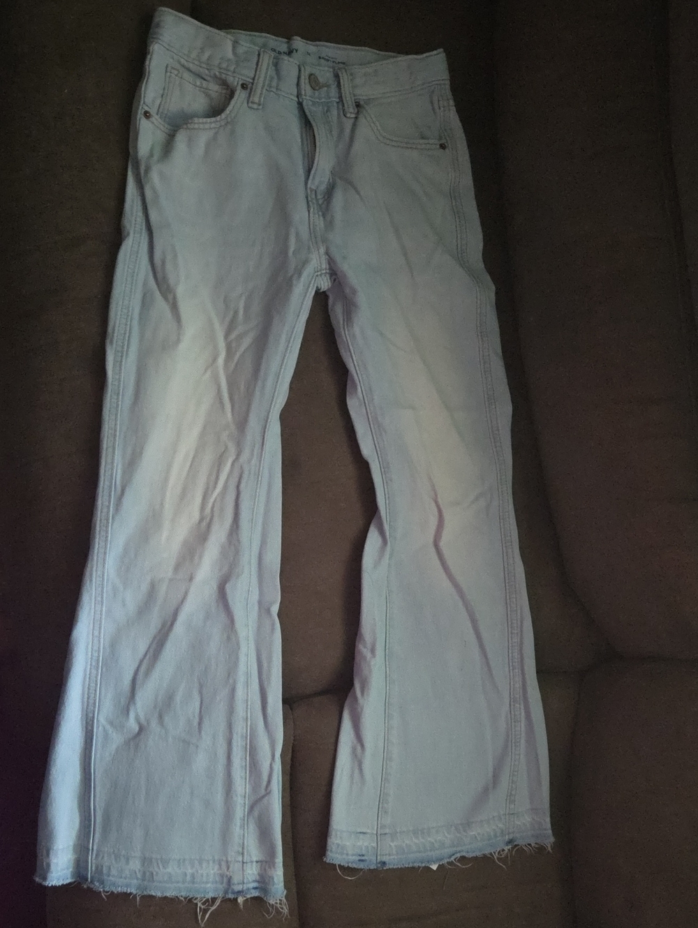 Light Blue Girl's Flared Jeans
